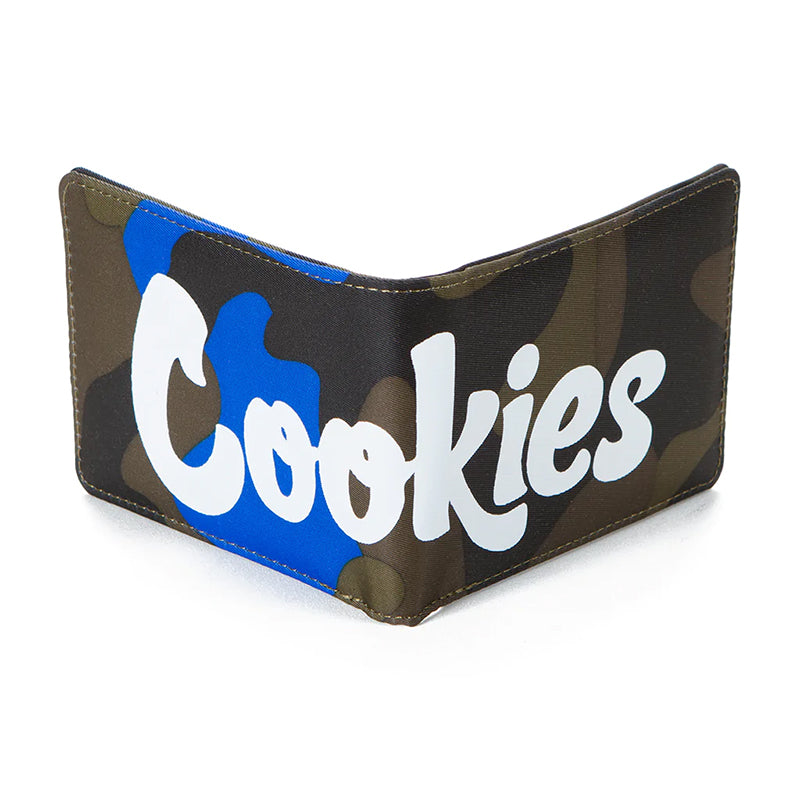 Cookies Billfold Wallet Nylon Leather Cookies SF Blue Camo