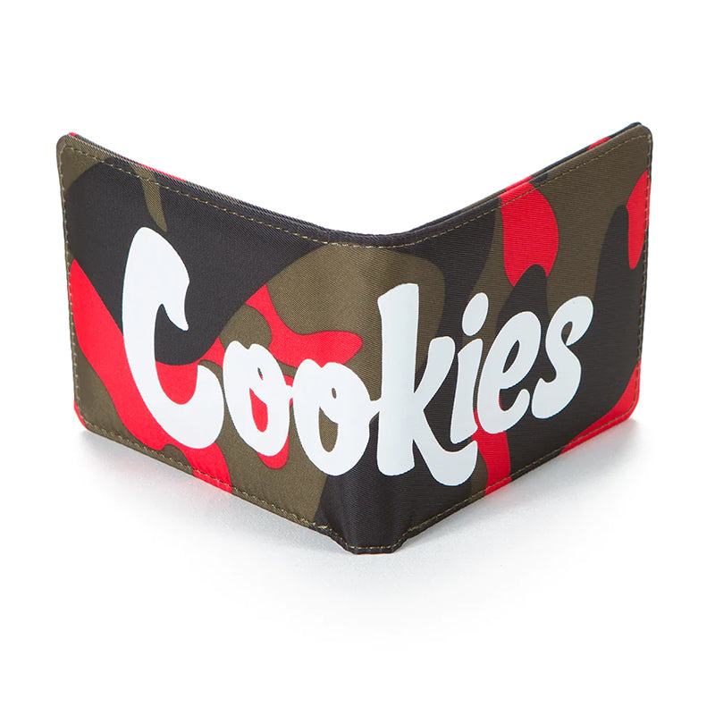 Cookies Billfold Wallet Nylon Leather Cookies SF Red Camo