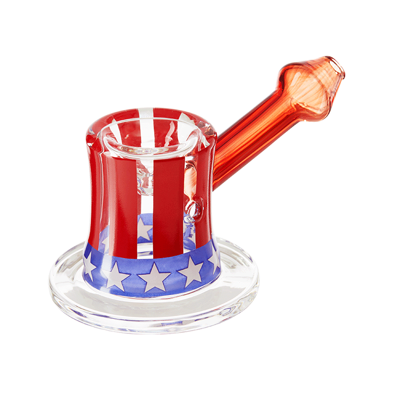 Groove July 4th Spoon Pipe Limited Edition Glass : Spoon Groove July 4th