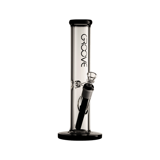 Groove Straight Tube Water Pipe