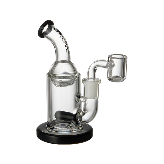 Groove Mini Tube Glass Rig Glass : Rig Groove