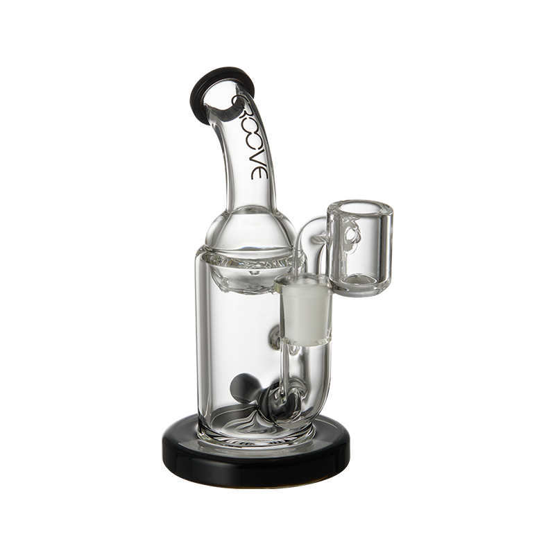 Groove Mini Tube Glass Rig Glass : Rig Groove   