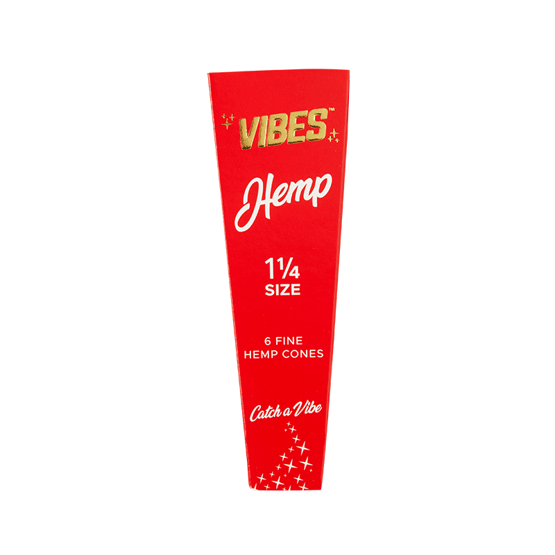 Vibes Cones Coffin - 1.25 - Single Pack (6 Cones)