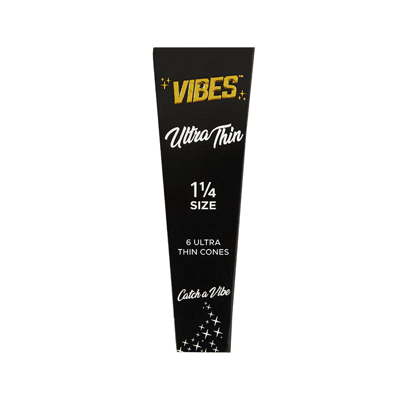 Vibes Cones Coffin - 1.25 - Single Pack (6 Cones)