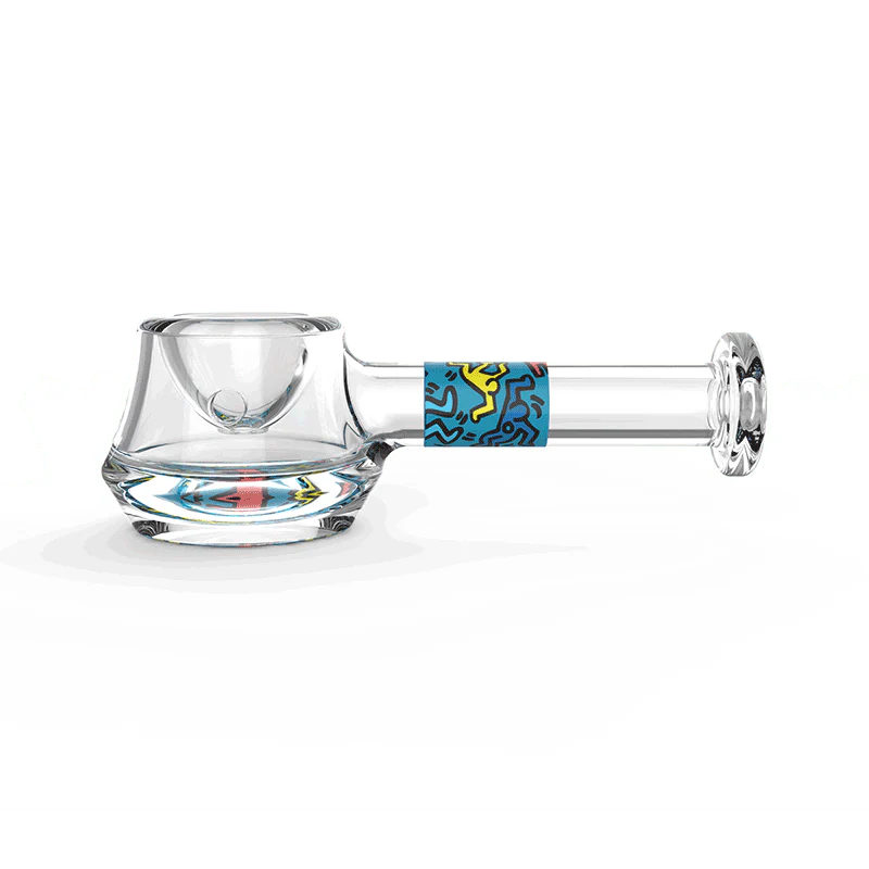 K.Haring Glass Spoon Pipe Glass : Spoon K. Haring Glass Collection multiblu