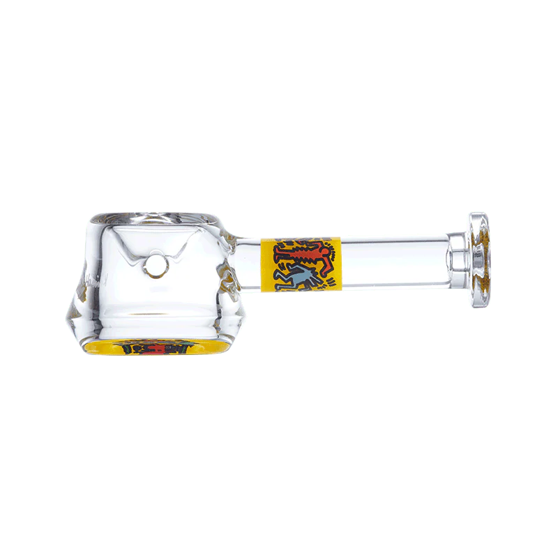 K.Haring Glass Spoon Pipe Glass : Spoon K. Haring Glass Collection multiyel