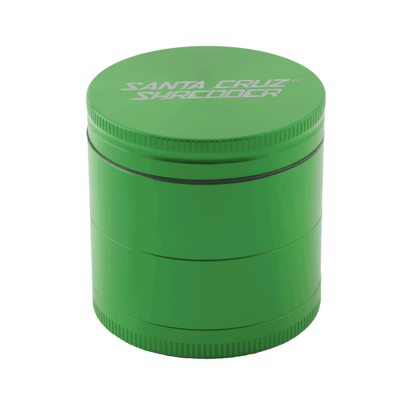 Santa Cruz Shredder 4-Piece Grinder Grinders : Aluminum Santa Cruz Shredder Green 2.1"(54mm) 4pc