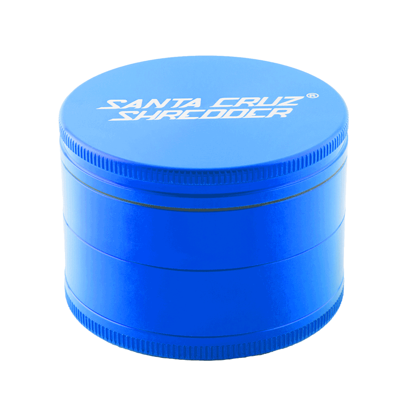 Santa Cruz Shredder 4-Piece Grinder Grinders : Aluminum Santa Cruz Shredder Blue 2.8"(70mm) 4pc