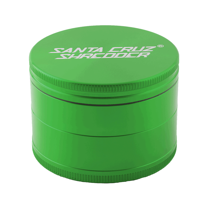 Santa Cruz Shredder 4-Piece Grinder Grinders : Aluminum Santa Cruz Shredder Green 2.8"(70mm) 4pc