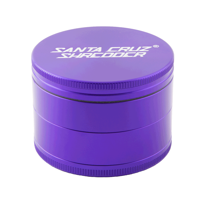Santa Cruz Shredder 4-Piece Grinder Grinders : Aluminum Santa Cruz Shredder pur 2.8"(70mm) 4pc