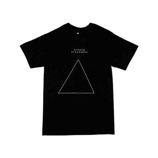 Higher Standards T-Shirt - Embroidered Triangle Apparel : Tops Higher Standards Black Extra Small