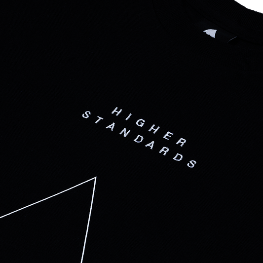 Higher Standards T-Shirt - Embroidered Triangle Apparel : Tops Higher Standards