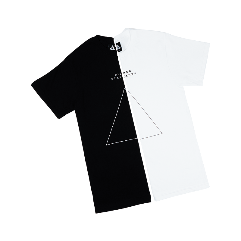 Higher Standards T-Shirt - Embroidered Triangle Apparel : Tops Higher Standards