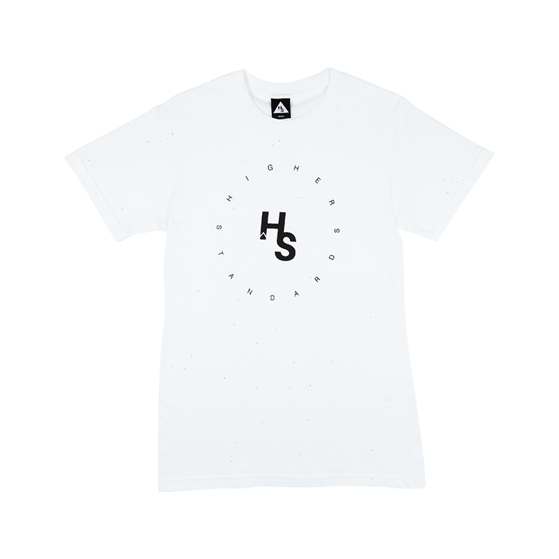 Higher Standards T-Shirt - Circle Logo Apparel : Tops Higher Standards White Extra Small 