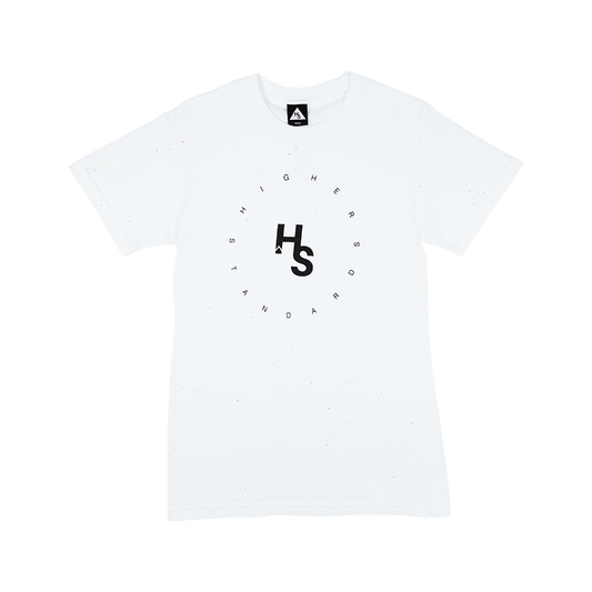 Higher Standards T-Shirt - Circle Logo Apparel : Tops Higher Standards White Extra Small