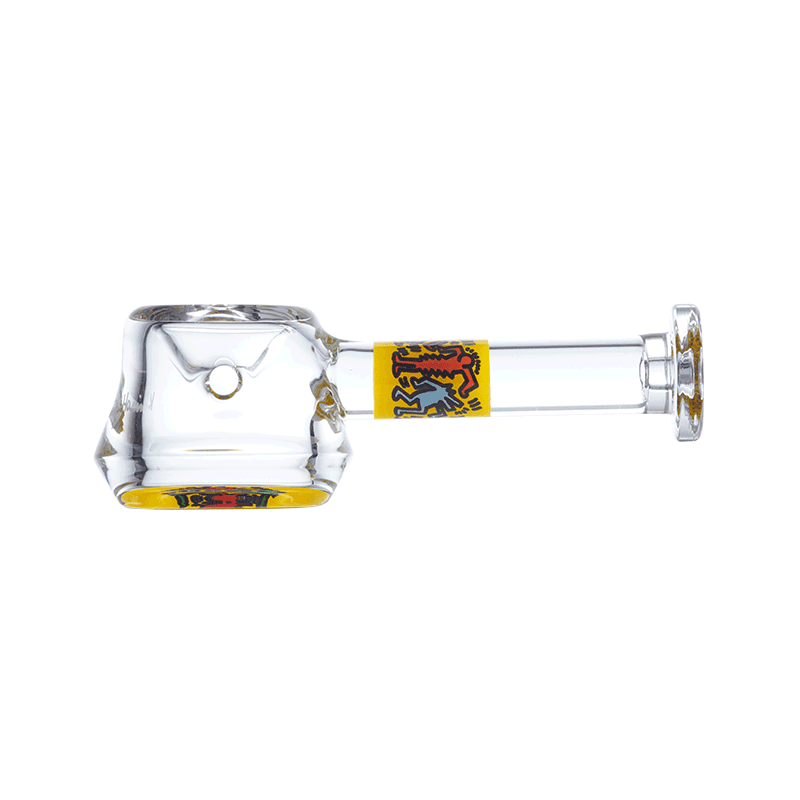 K.Haring Glass Spoon Pipe Glass : Spoon K. Haring Glass Collection