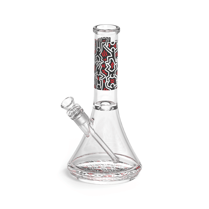 K.Haring Glass Water Pipe Glass : Water Pipe K. Haring Glass Collection