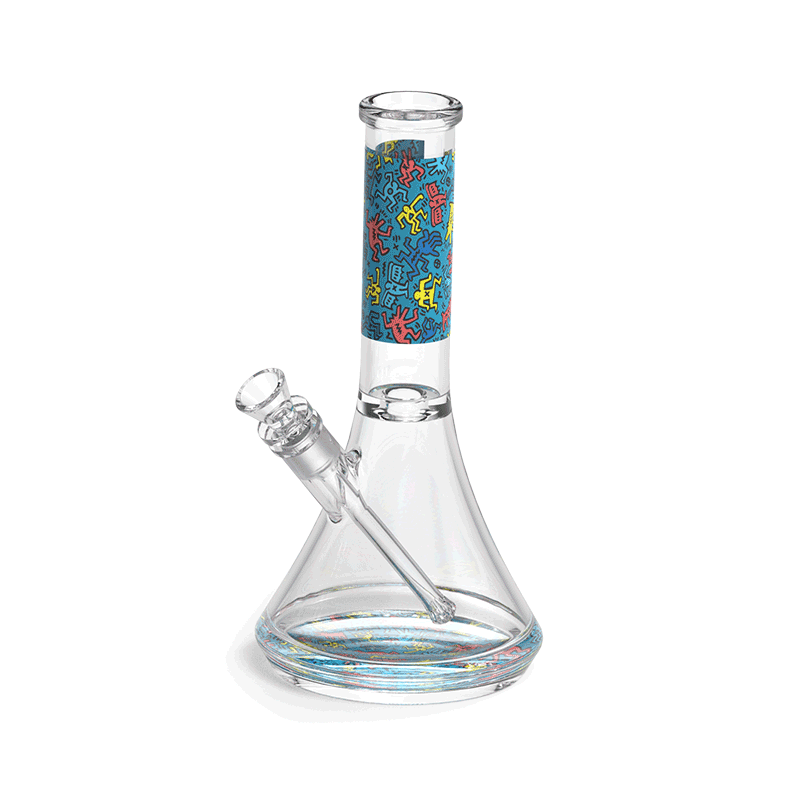 K.Haring Glass Water Pipe Glass : Water Pipe K. Haring Glass Collection