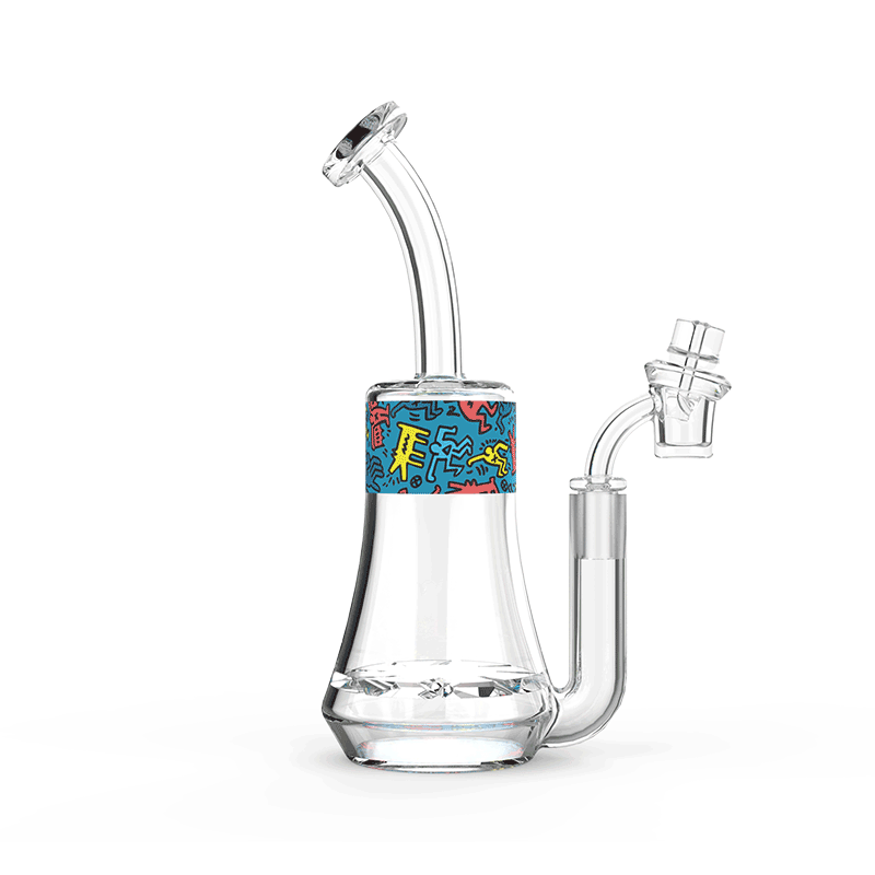 K.Haring Rig Glass : Rig K. Haring Glass Collection Blue  