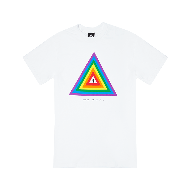 Higher Standards Pride Concentric Triangle Tee Apparel : Tops Higher Standards