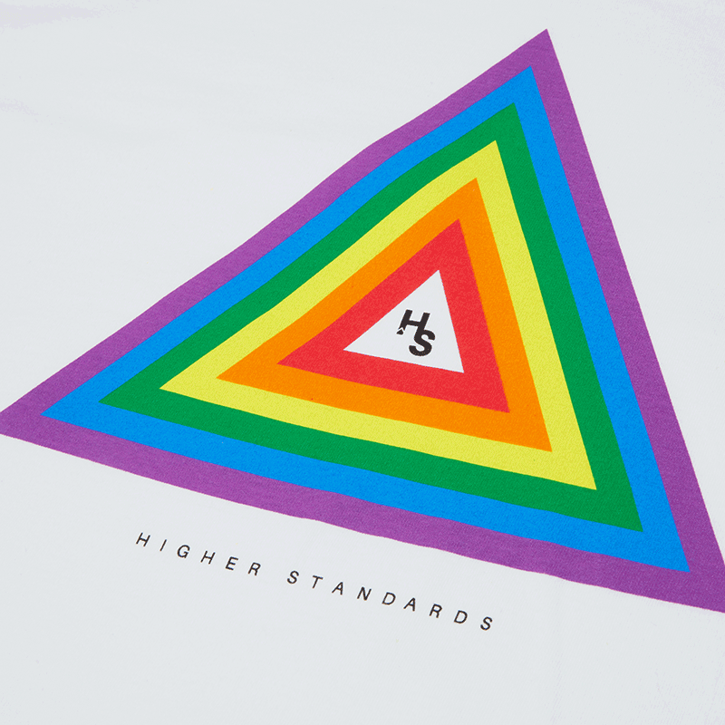 Higher Standards Pride Concentric Triangle Tee Apparel : Tops Higher Standards