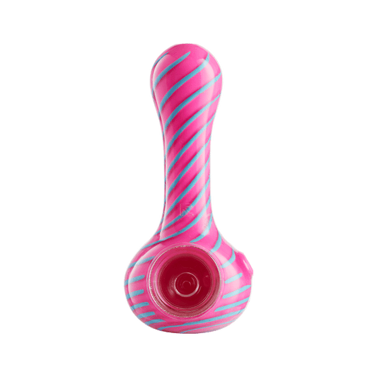 Eyce ORAFLEX Spiral Spoon Pipe Silicone : Spoon Eyce pnkblu  