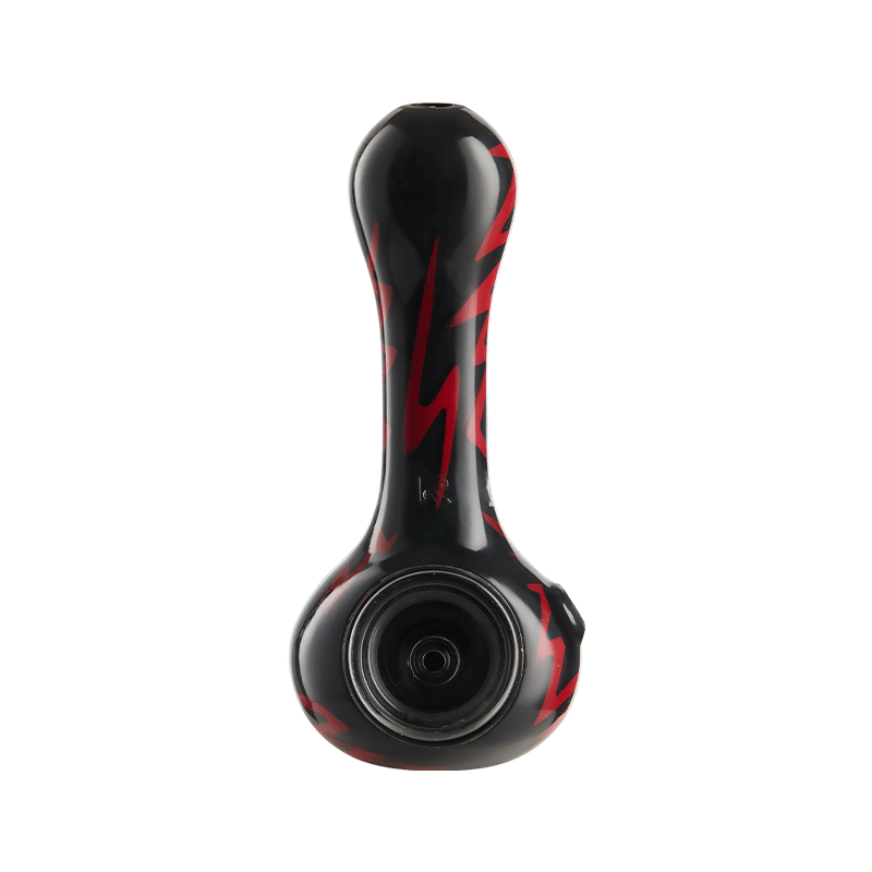 Eyce ORAFLEX Switchback Spoon Pipe Silicone : Spoon Eyce blkred