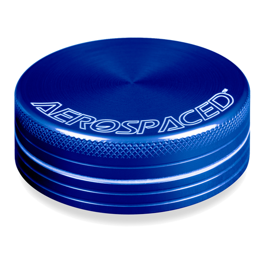Aerospaced 2 Piece Grinders/Sifters Grinders : Aluminum Aerospaced Blue 1.2" (30mm)