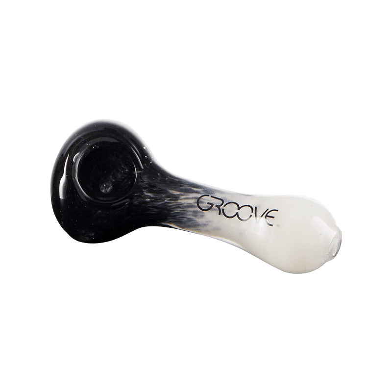 Groove Fritted Hand Pipe Glass : Spoon Groove   