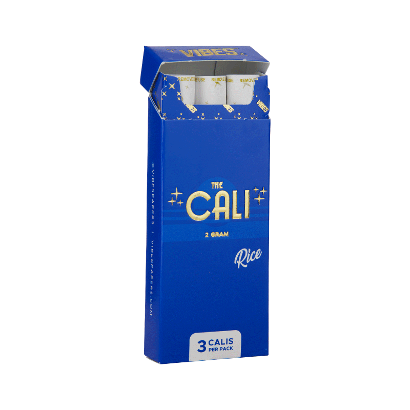 VIBES The Cali - 2 Gram Box Papers, Cones, and Wraps : Cones Vibes Rolling Papers