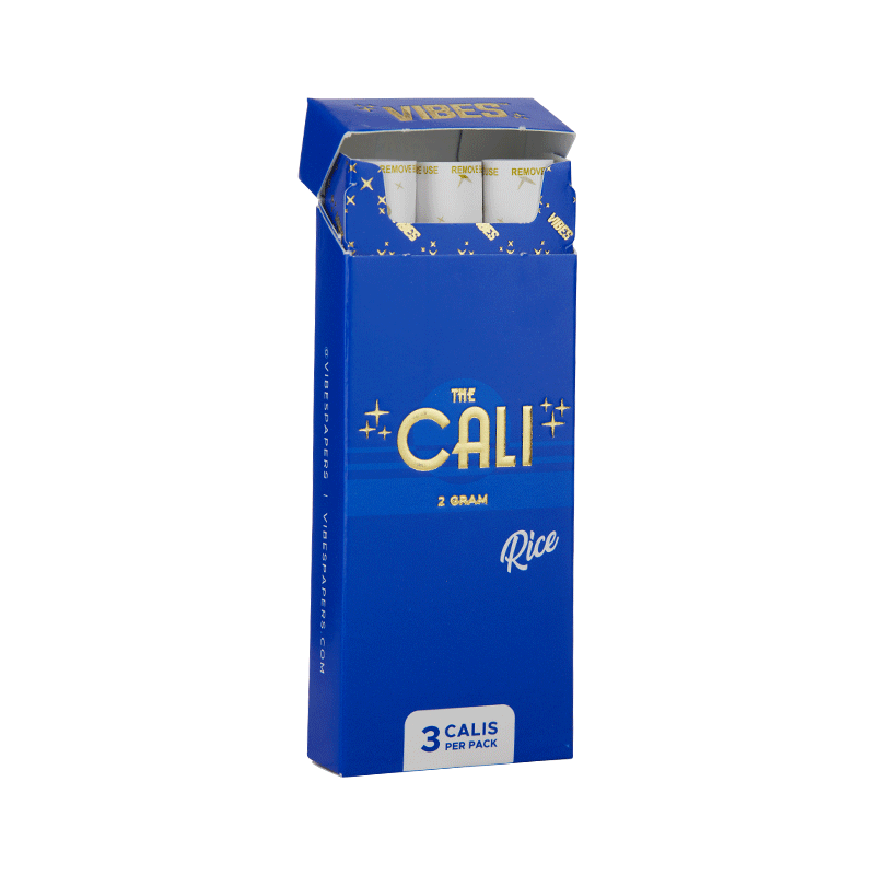 VIBES The Cali - 2 Gram Box Papers, Cones, and Wraps : Cones Vibes Rolling Papers   