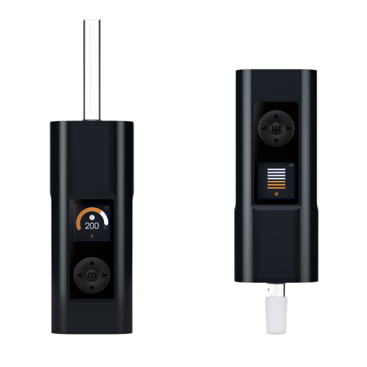 Arizer Solo III portable vaporizer with glass stem