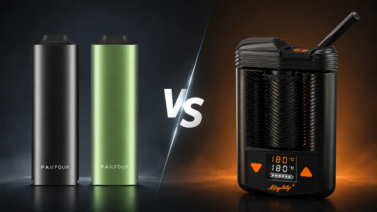 PAX Four vs Mighty+: Which Hybrid Portable Vaporizer Wins?