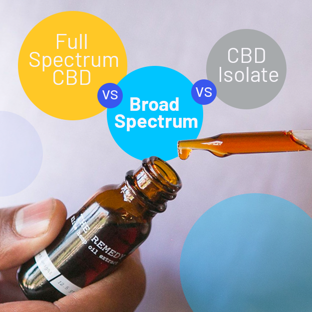 Full Spectrum CBD vs Broad Spectrum CBD vs CBD Isolate