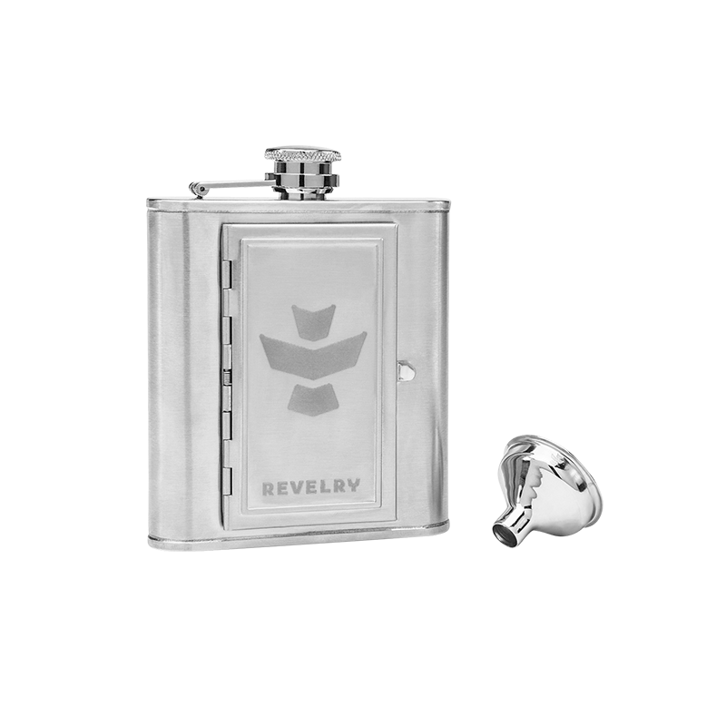 Revelry Supply The Accomplice Flask Lifestyle : Home Goods Revelry Supply silver  