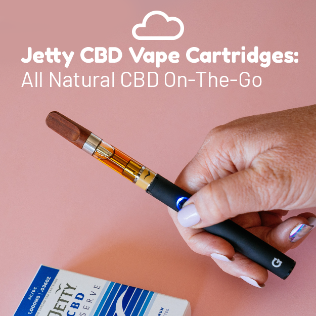 Jetty CBD Vape Cartridges: All Natural CBD On-The-GO