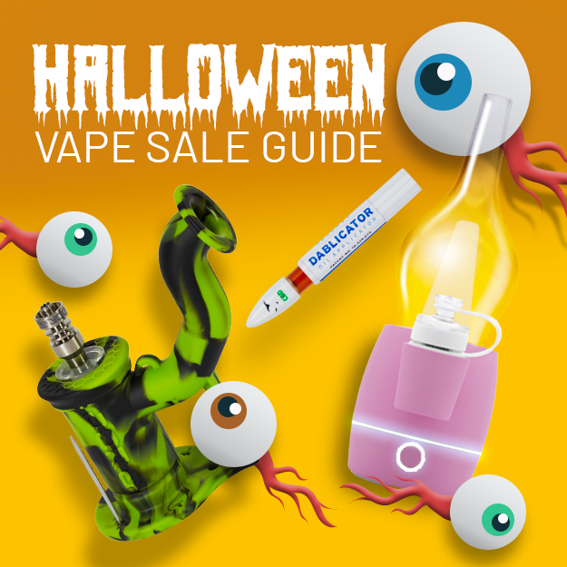 Halloween Vape Sale products floating in sky