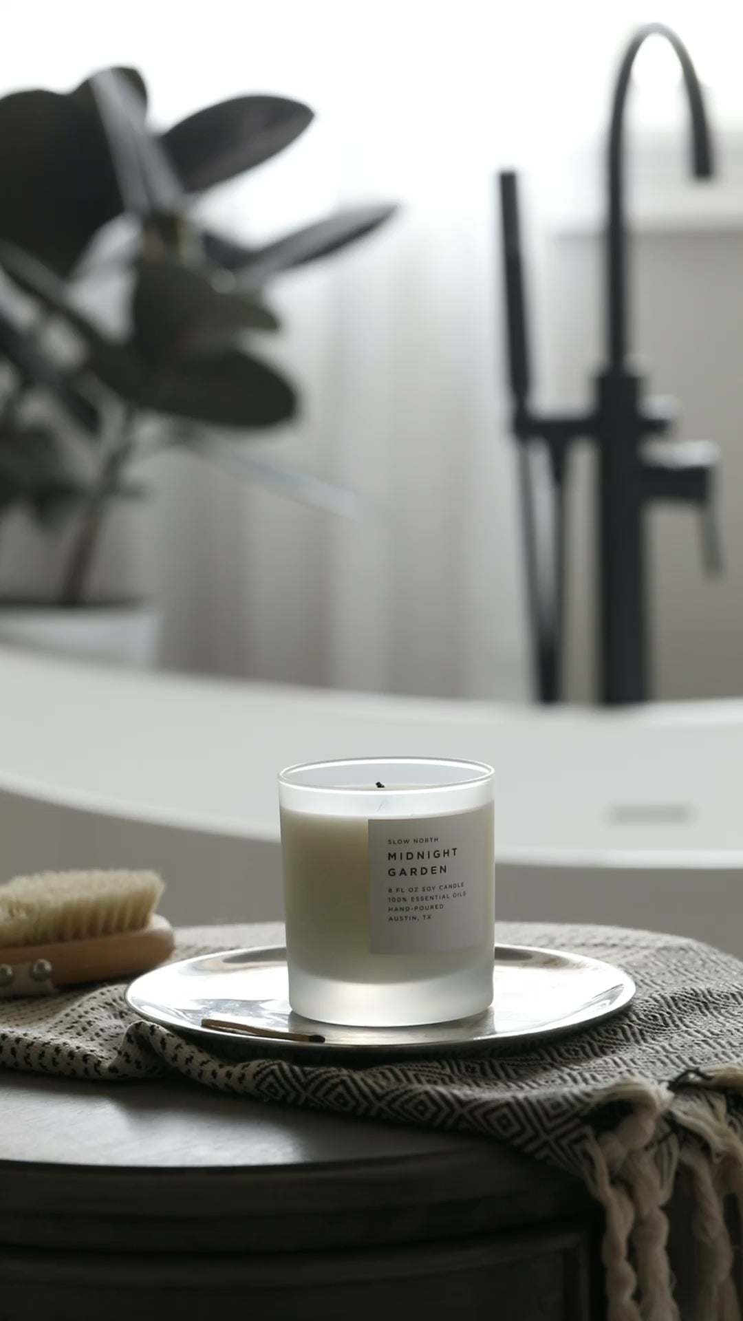 Midnight Garden - Signature Soy Candle – Lavender, Rosemary & Geranium