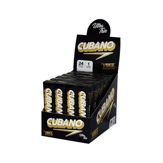 Vibes Cubano Cones Box - King Size Papers, Cones, and Wraps : Cones Vibes Rolling Papers   