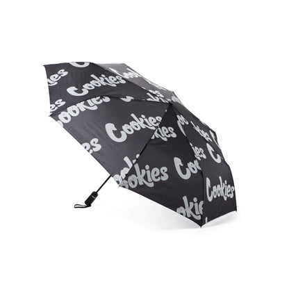 Cookies Umbrella Repeated Logo Polyester Luggage and Travel Products Cookies SF Black