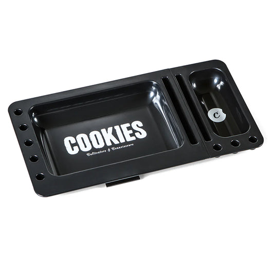 Cookies V3 Rolling Tray 3.0 Plastic Accessories : Rolling Trays Cookies Black  