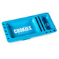 Cookies V3 Rolling Tray 3.0 Plastic Accessories : Rolling Trays Cookies Blue  