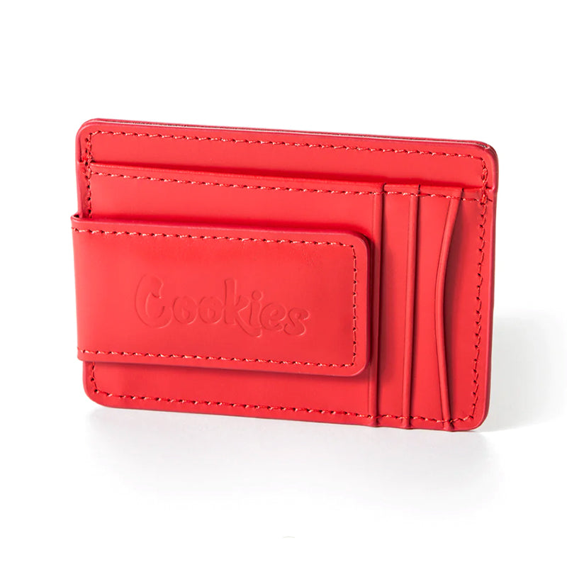 Cookies Big Chip Money Clip Leather Card Holder Apparel : Accessories Cookies Red  