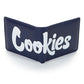 Cookies Billfold Wallet Textured Faux Leather  Cookies Navy  