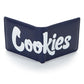 Cookies Billfold Wallet Textured Faux Leather Apparel : Accessories Cookies Navy  