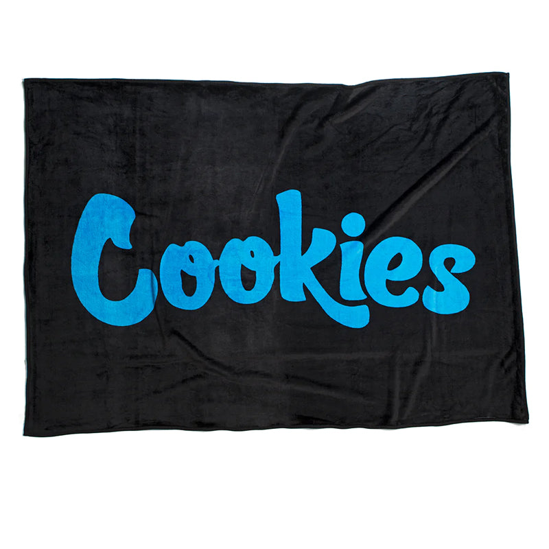 Cookies Blanket Jacquard Logo  Cookies Black  
