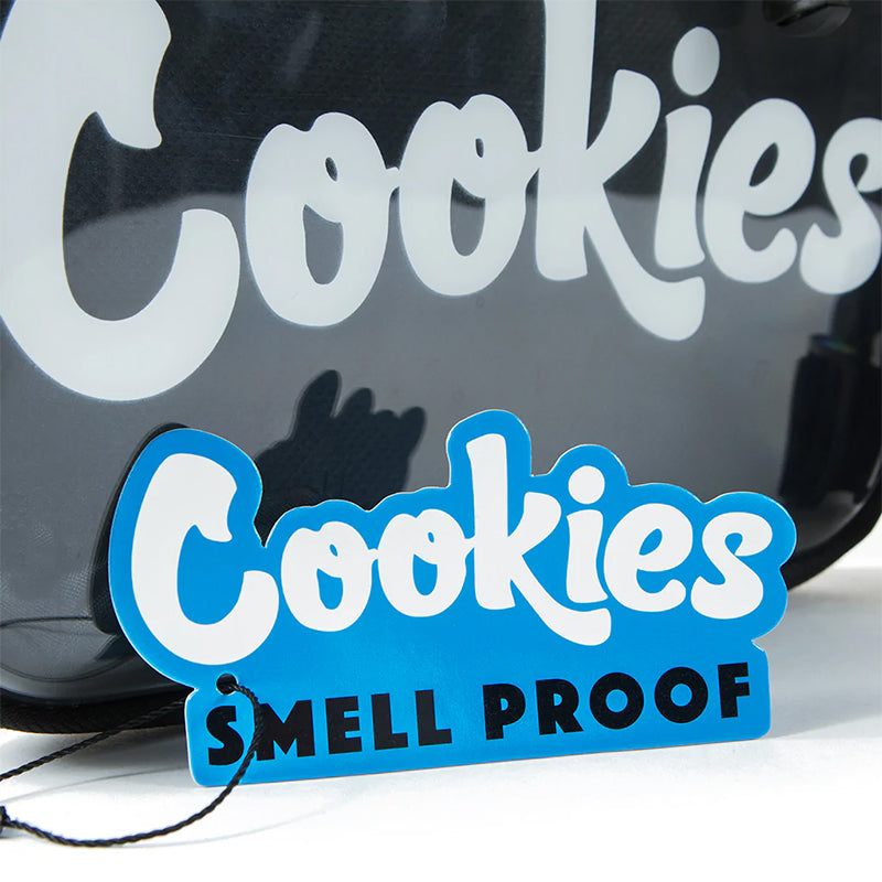 Cookies Floatable Tote Clear with Shoulder Strap Black  Cookies   