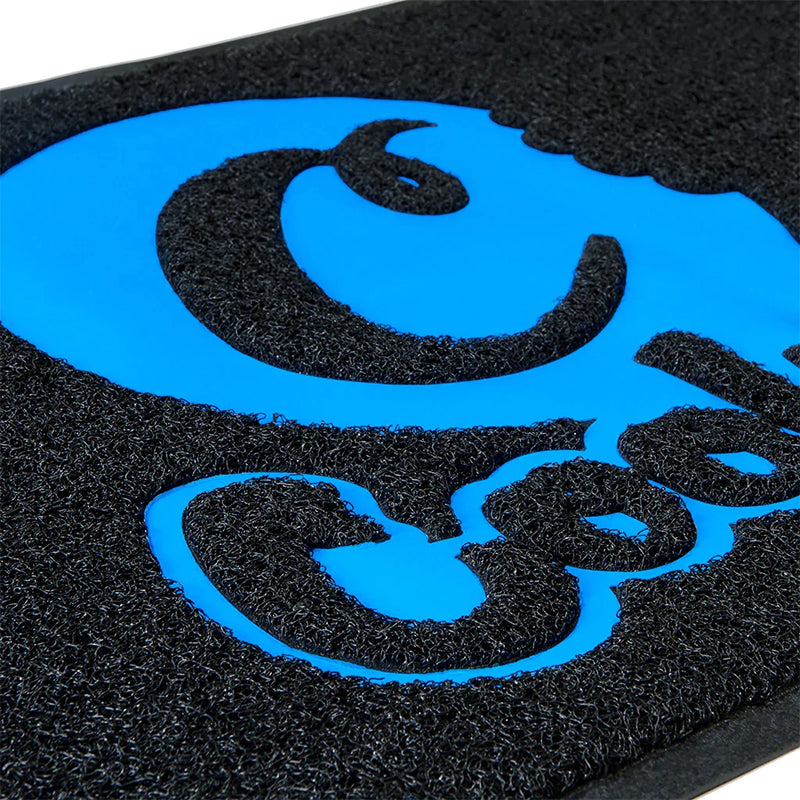 Cookies Floor Mat PVC and Vinyl Black with Blue Logo  Cookies   