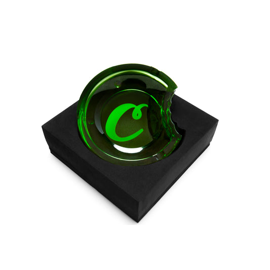 Cookies Ashtray Glass C-Bite Cookies Green