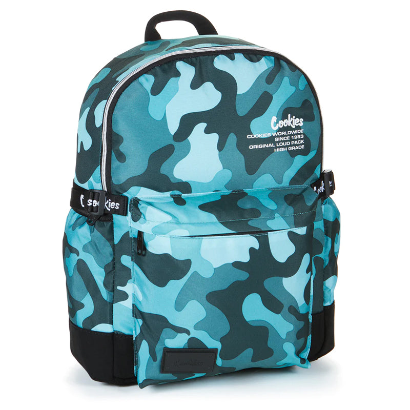 Cookies Off The Grid Smell Proof Backpack Luggage and Travel Products : Backpack Cookies Mint Camo  